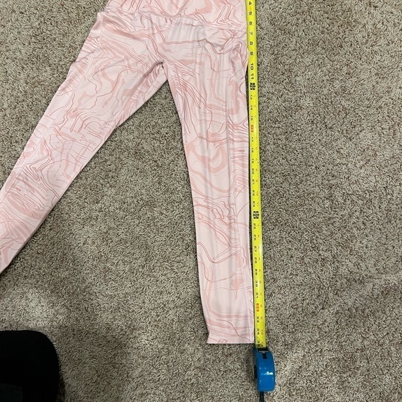 GymShark Women’s Leggings Pink Swirl Size M - Picture 7 of 9